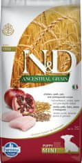 N&D ANCESTRAL GRAIN Dog LG Chicken, Spelt, Oats & Pomegranate Puppy Mini 7 kg