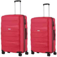 CARRY ON Sada kufrov Porter Red 2-set M+L