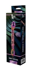 Dreamtoys Glamour Glass Ribbed G-Spot Dildo (18 cm)