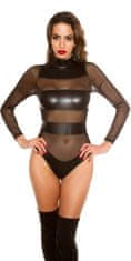 Amiatex Dámske body 75850, čierna, S