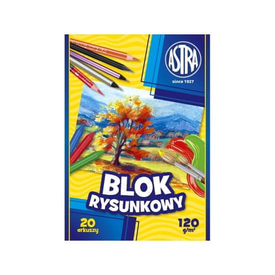 Astra Náčrtník / skicár A4, 20 listov 120g/m2, 106111001