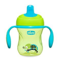 Chicco Hrnček Training s držadlami 200 ml, zelený 6m+