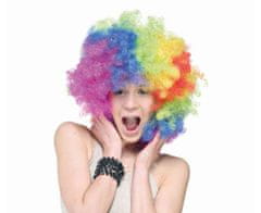 Parochňa AFRO - klaun - farebná
