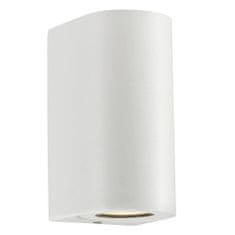 NORDLUX NORDLUX vonkajšie nástenné svietidlo Canto Maxi 2 2x28W GU10 biela číra 49721001