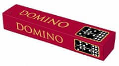 Greatstore Domino společenská hra dřevo 55ks v krabičce 23,5x3,5x5cm