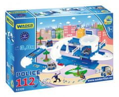 shumee Kid Cars 3D Policie plast 3,8m v krabici 59x40x15cm 12m+ Wader