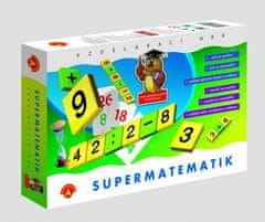 Greatstore Supermatematik společenská hra naučná v krabici 29x19cm