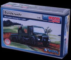 Greatstore Stavebnice Monti 30 Bundeswehr Mercedes Unimog 1:48 v krabici 22x15x6cm