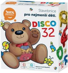 shumee Stavebnice Disco 32ks plast v krabici 15x17cm