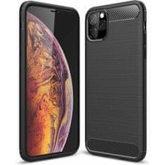 FORCELL Obal / kryt pre Apple iPhone 11 Pro Max čierne - Forcell CARBON