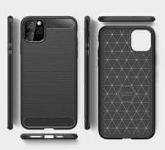 FORCELL Obal / kryt pre Apple iPhone 11 Pro čierne - Forcell Carbon Case