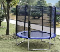 Greatstore Záhradná trampolína s ochrannou sieťou - 244 cm