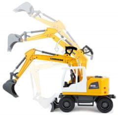 shumee Auto Bagr Worxx plast 48cm 1:15 v krabici Liebherr A918 Litronic