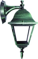 ACA Lightning Vonkajší nástenný lampáš HI6042V max. 60W/E27/IP45, Green-black