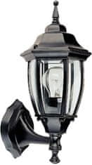 ACA Lightning Vonkajší nástenný lampáš HI6171B max. 60W/E27/IP45, čierna