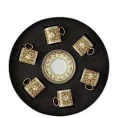 Rosenthal Versace ROSENTHAL VERSACE BAROCCO MOSAIC Set šálok na Espresso s tanierikom 6 ks