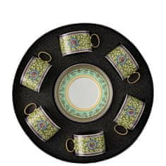 Rosenthal Versace ROSENTHAL VERSACE BAROCCO MOSAIC Set šálok na čaj s tanierikom 6 ks