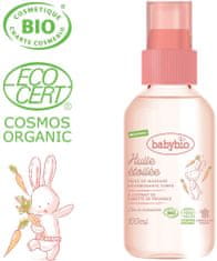 Babybio masážny BIO olejček pre bábätká od narodenia 100 ml