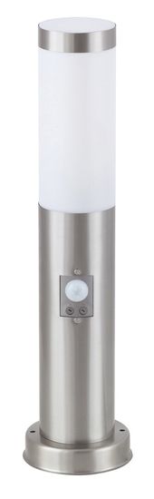 Rabalux Rabalux vonkajšie stĺpikové svietidlo Inox torch E27 1x MAX 25W saténová chrómová IP44 8267