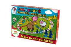 Greatstore Člověče, nezlob se obrázkové Moje první zvířátka společenská hra pro nejmenší MPZ v krabici 33x23cm