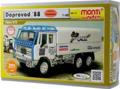 Greatstore Stavebnice Monti 75 Tatra 815 doprovod Rallye 1988 1:48 v krabici 22x15x6cm