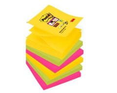 3M Samolepiaci bloček "Super Sticky Rio", mix farieb, "Z", 76 x 76 mm, 6x 90 listov, 7100263205