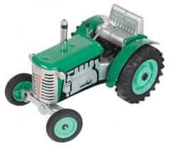 shumee Traktor Zetor zelený na klíček kov 14cm 1:25 v krabičce Kovap