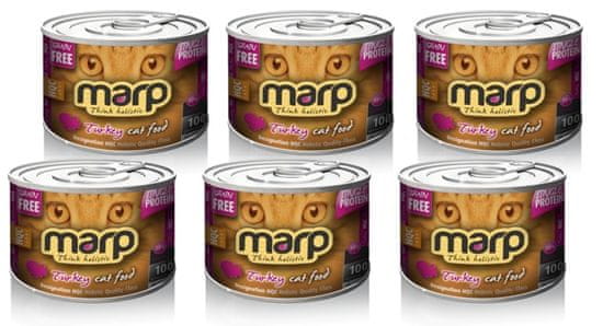 Marp Pure Turkey Cat 6 x 200g