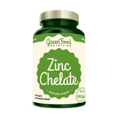 GreenFood Nutrition Zinok Chelát 60 kapsúl