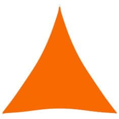 Vidaxl Tieniaca plachta oxfordská látka trojuholníková 4,5x4,5x4,5 m oranžová
