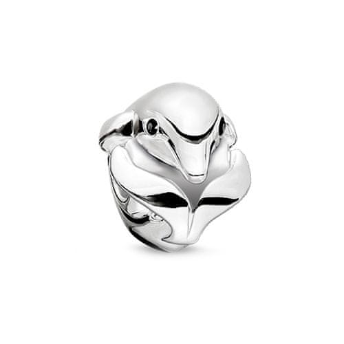 Thomas Sabo Korálka "Delfín" , K0196-051-11, Karma Beads, 925 Sterling silver, zirconia black