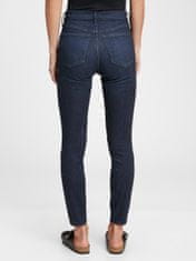 Gap Džínsy high rise skinny jeans with secret smoothing pockets with W 25REG