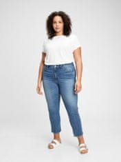 Gap Džínsy high rise cigarette jeans with secret smoothing pockets with W 25REG