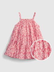 Gap Baby šaty gauze tiered floral dress 18-24M