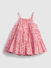 Gap Baby šaty gauze tiered floral dress 18-24M