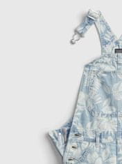 Gap Detské kraťasy s laclem palm print shortall L