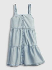 Gap Detské šaty denim tiered dress XS
