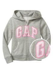 Gap Detská mikina Logo zip hoodie S