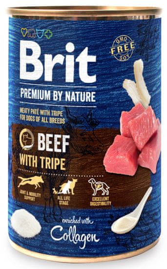 Brit Premium by Nature Beef with Tripes 6 x 400 g