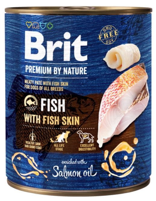 Brit Premium by Nature Fish with Fish Skin 6 x 800 g