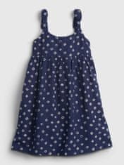 Gap Detské šaty sleevless knot strap dress 3YRS