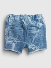 Gap Detské kraťasy elasticized pull-on tie-dye denim shortie shorts wi 18-24M