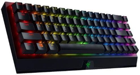 Razer BlackWidow V3 Pro, Razer Green, US (RZ03-03530100-R3M1) mechanická herná klávesnica RGB podsvietená bezdrôtová bluetooth