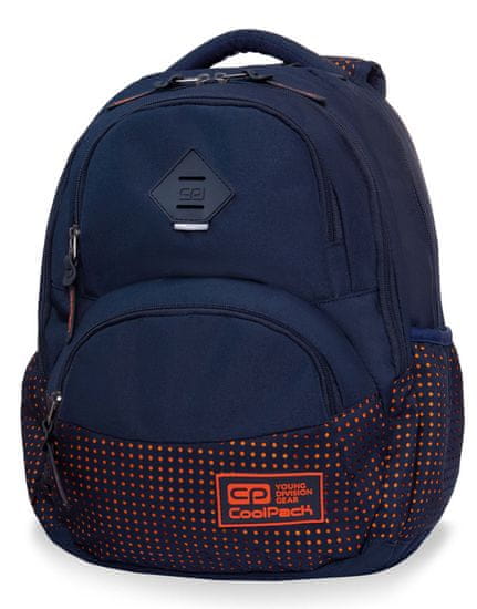 CoolPack Školský batoh Dart II dots oranžovo/modrý