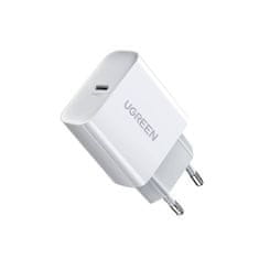 Ugreen CD137 USB-C sieťová nabíjačka PD 20W, biely