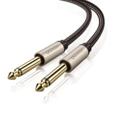 Ugreen AV128 audio kábel 6.35mm jack 2m, M/M, sivý