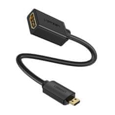 Ugreen 20134 adaptér Micro HDMI - HDMI M/F 4K, čierny