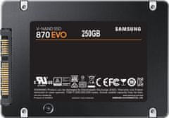 SAMSUNG 870 EVO, 2,5" - 250GB (MZ-77E250B/EU)