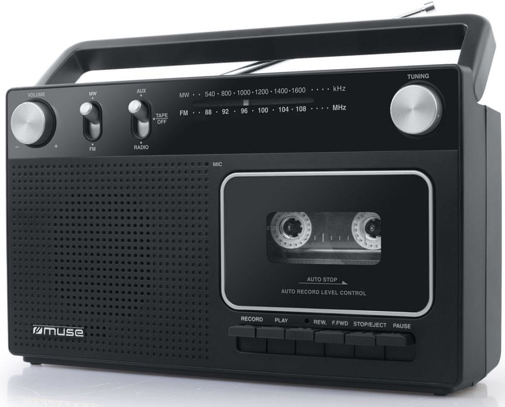 Muse M-152RC, prenosné rádio s kazetou