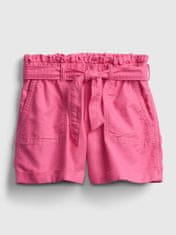 Gap Detské kraťasy high-rise paperbag waist shorts XS